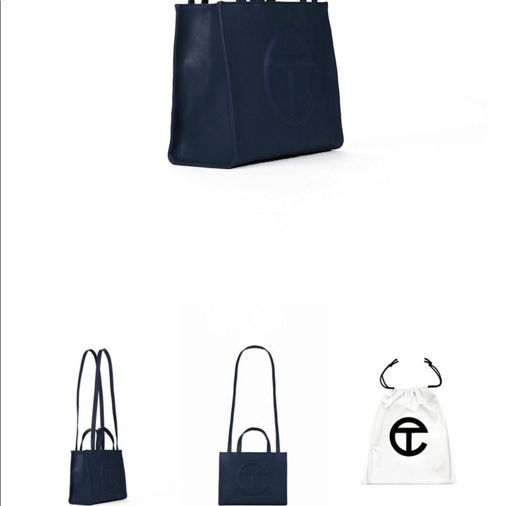 TELFAR BAG NAVY MEDIUM